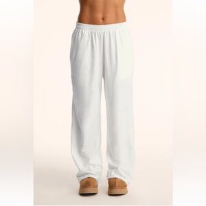 BRAND NEW SOLD OUT Heavy Cotton Easy Parke Pants in Seashell Set Active- Medium